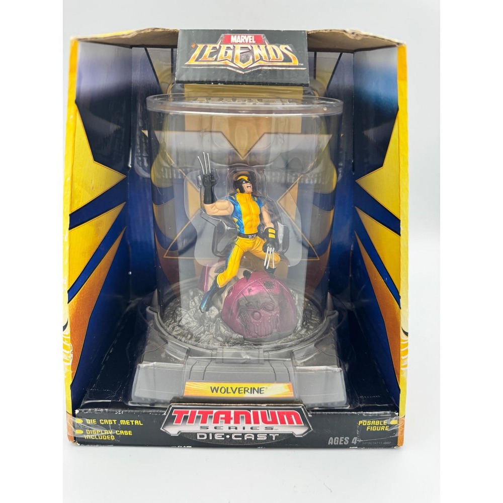 Marvel Legends Titanium Series Wolverine Die-Cast Metal Figure Hasbro X-Men